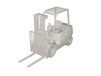 Forklift 3D model get