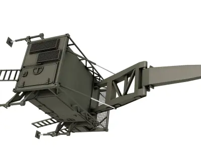 Giraffe AMB Radar 3D model