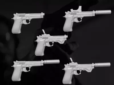 Agent Accesories for Action Figures 3D print model