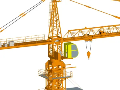 tower crane 3D model get