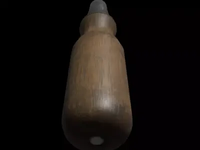 Screwdriver Low-poly 3D model 8