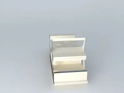 Boat not coast of Santos 3D model