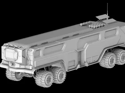Scylla Truck 3D model