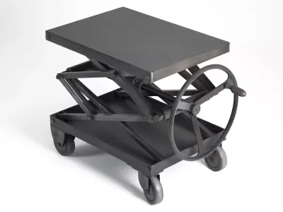 Industrial Scissor Lift Table 3D model