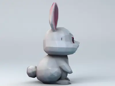 Kawaii Club Cute Rabbit 3D model