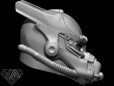Fallout Helmets set 3D print model