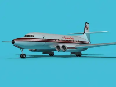 AVRO Canada C-102 Jetliner V04 3D model