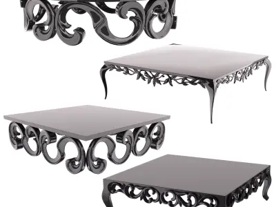 christopher guy middle coffee table set 3D model