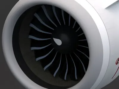 Airbus Engine cfm 3D model