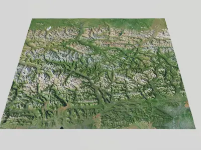 Gates of the Arctic National Park 3D model
