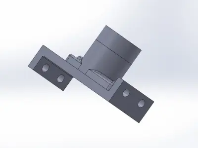 SOLIDWORKS 2022 and Engineering Graphics Shaft support  3D print model