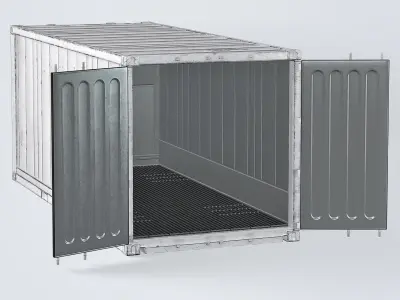 Refigerator Container Dirty 3D model