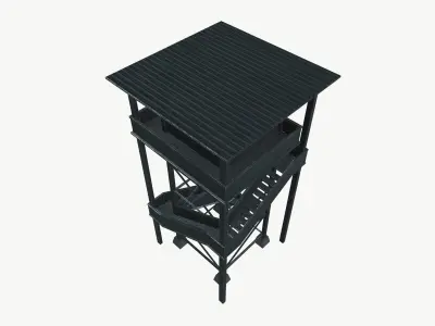 Watch Tower 3D model purchase