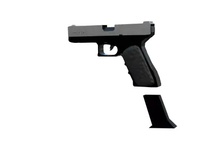 Glock 3D Model  Low-poly 3D model