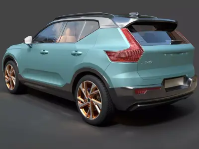 Volvo XC40 Recharge   High Detail Electric SUV 3D model