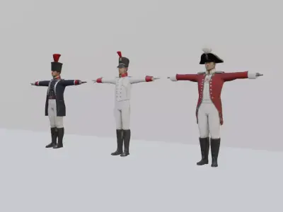 Infantry soldier pack 3D model