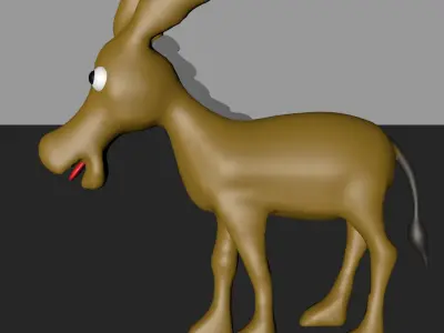 donkey 3D model
