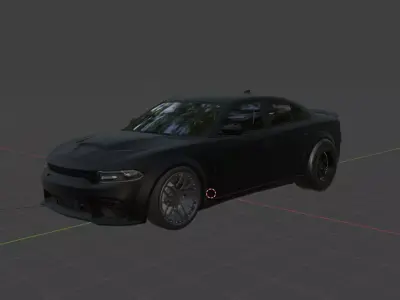 Black srt Free 3D model