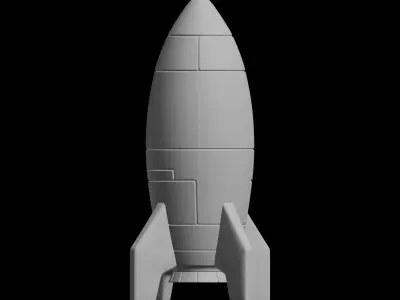 Rocket Model Space Vehicle 3D print model