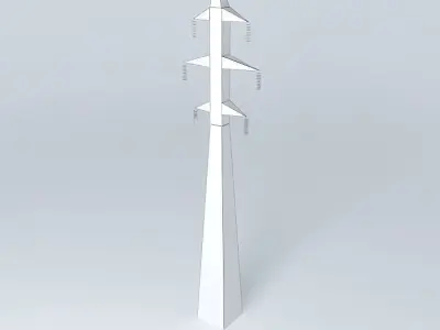 Electricity high voltage trellis Free 3D model