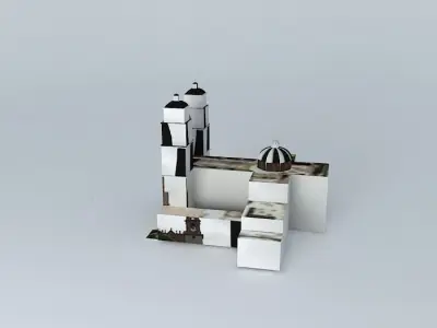 church 3D model buy