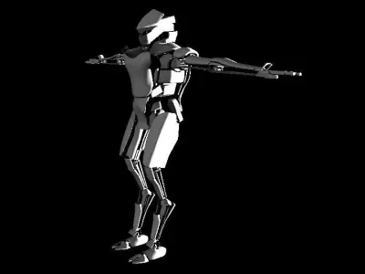 Robot Soldier Free 3D model
