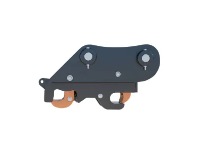Rockland Excavator Attachment HKR Excavator Coupler - 3D MODEL Low-poly 3D model