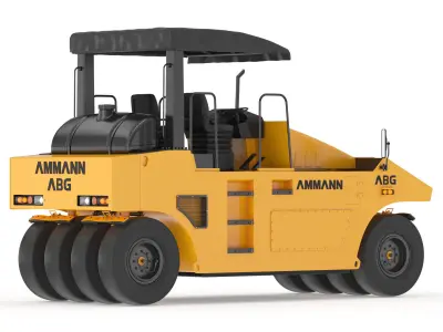 Volvo ABG PT240R Compactor 3D model