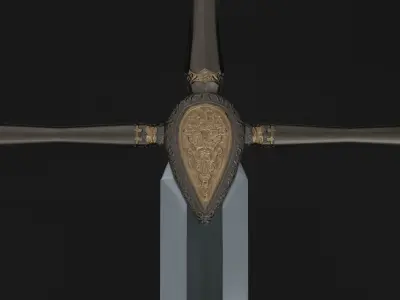 Sword 06 Low-poly 3D model