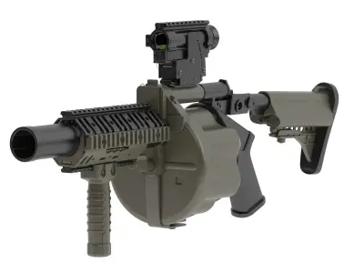 Milkor MGL 3D model