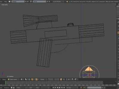 Lego rifle Free 3D model