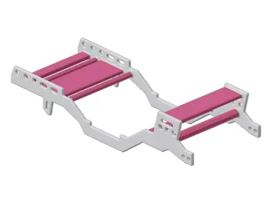 Baby Automotive Chassis Frame Toy 3D model
