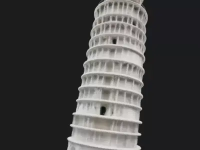 Leaning Tower of Pisa 3D Model 3D model