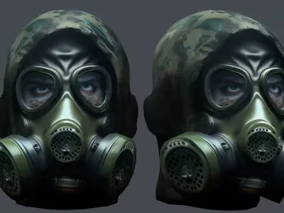 Helmet 3d model military combat Military Low-poly Low-poly  Low-poly 3D model get