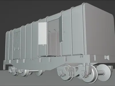 Train Bogie 3D model buy