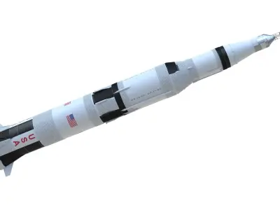 Saturn V 3D model