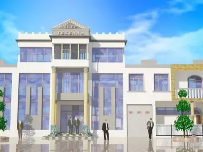city hall 3D model