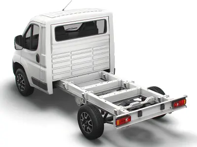 Opel Movano Chassis Truck Single Cab 3000WB 2022 3D model