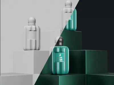 Perfume Bottle 3d Model  3D model