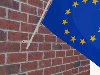 Flag of Europe 3D model