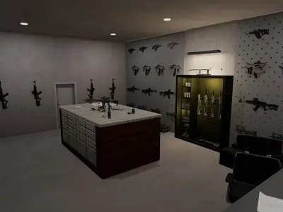 Weapons Room 3D model