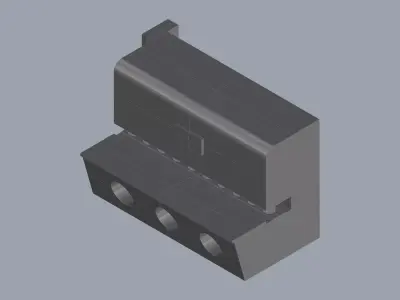 Hydraulic Plate Cutting Machine 3D model