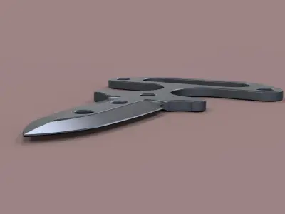 Push dagger 3D model