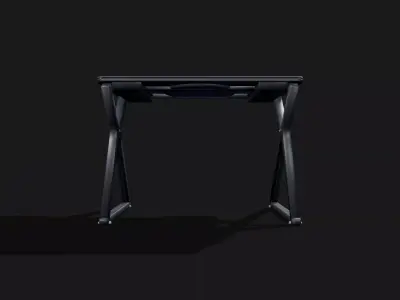Gaming desk Free low-poly 3D model