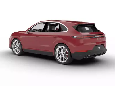 Porsche Cayenne S 2025 HQ 3d model 3D model