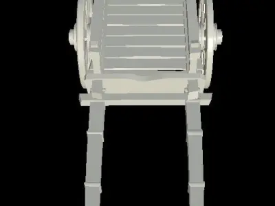 HIE Clean Cart D180403 Low-poly 3D model