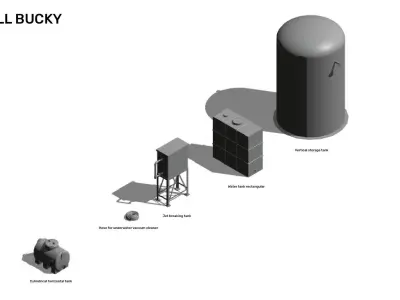 Bucky - Pack of revit families 3D model