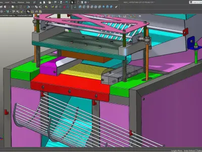 Quail Egg Shelling Machine SOLIDWORKS 2018 3D model