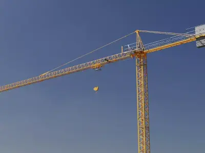 Hammerhead Tower Crane 4 - Construction Crane 3D model