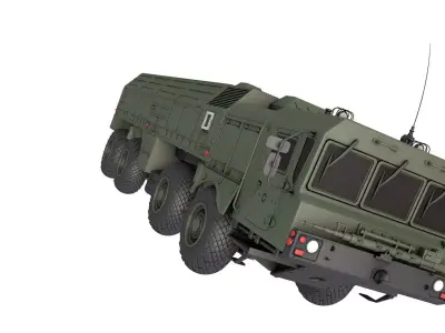 9K720 Iskander 3D model by flower-3dart